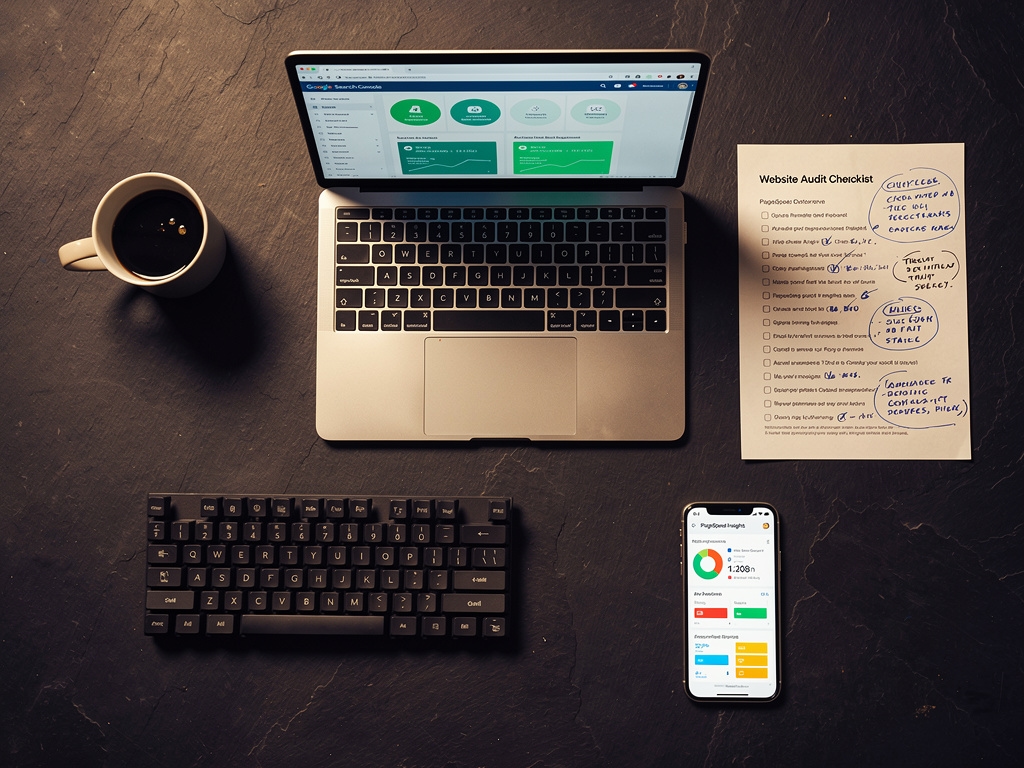 Pantalla de computadora mostrando herramientas gratuitas de auditoría SEO